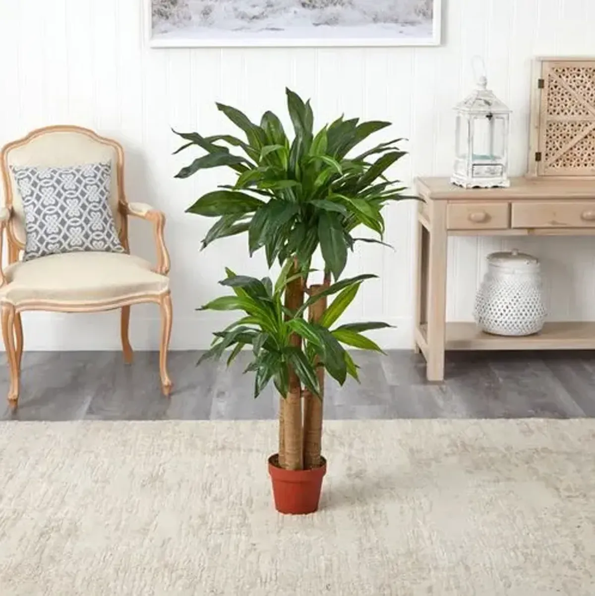 48" Faux Dracaena Tree - Green