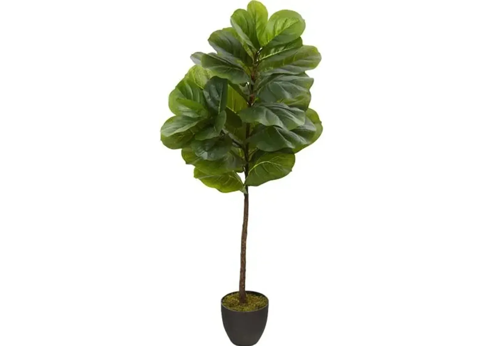 46" Faux Fiddle Leaf Tree - Green