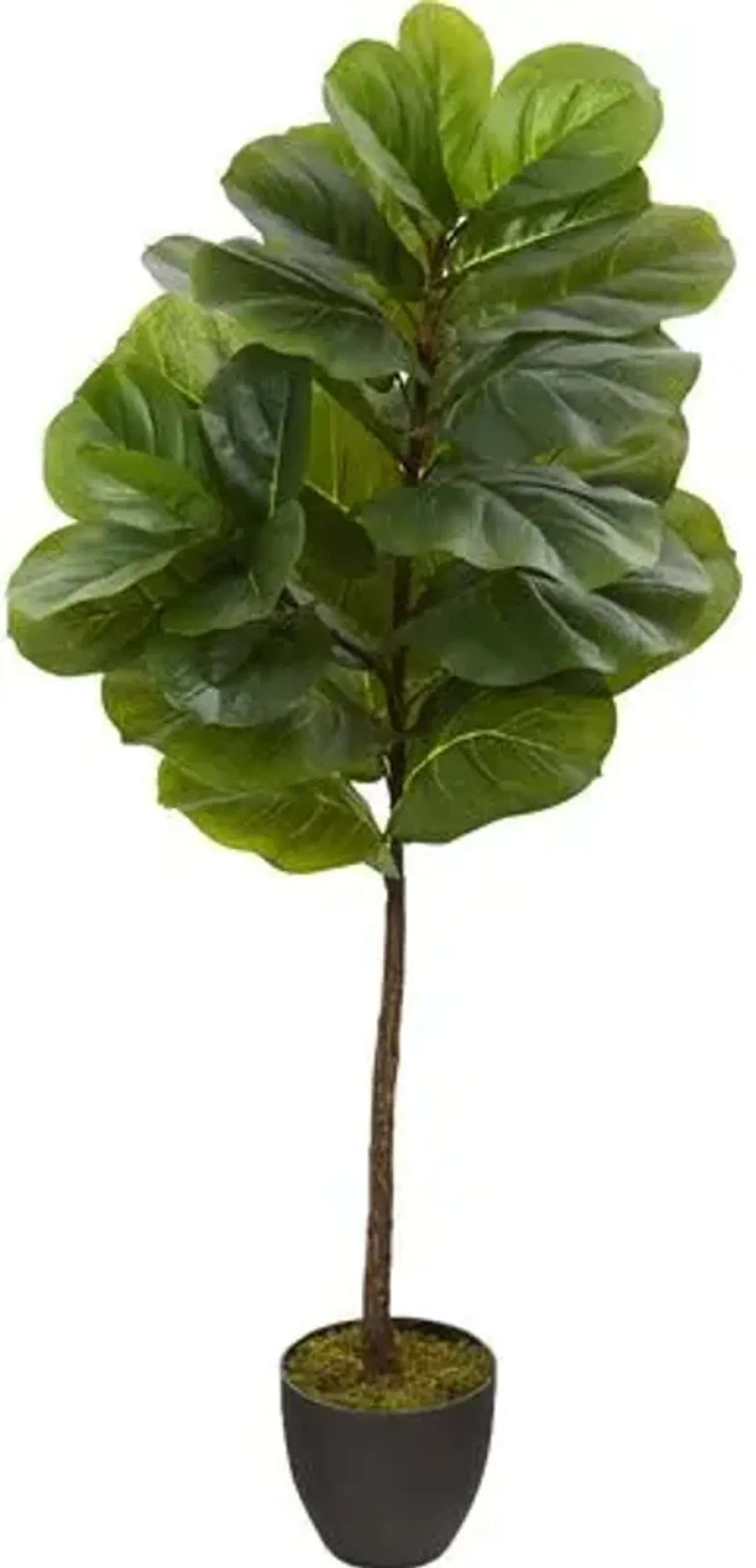 46" Faux Fiddle Leaf Tree - Green