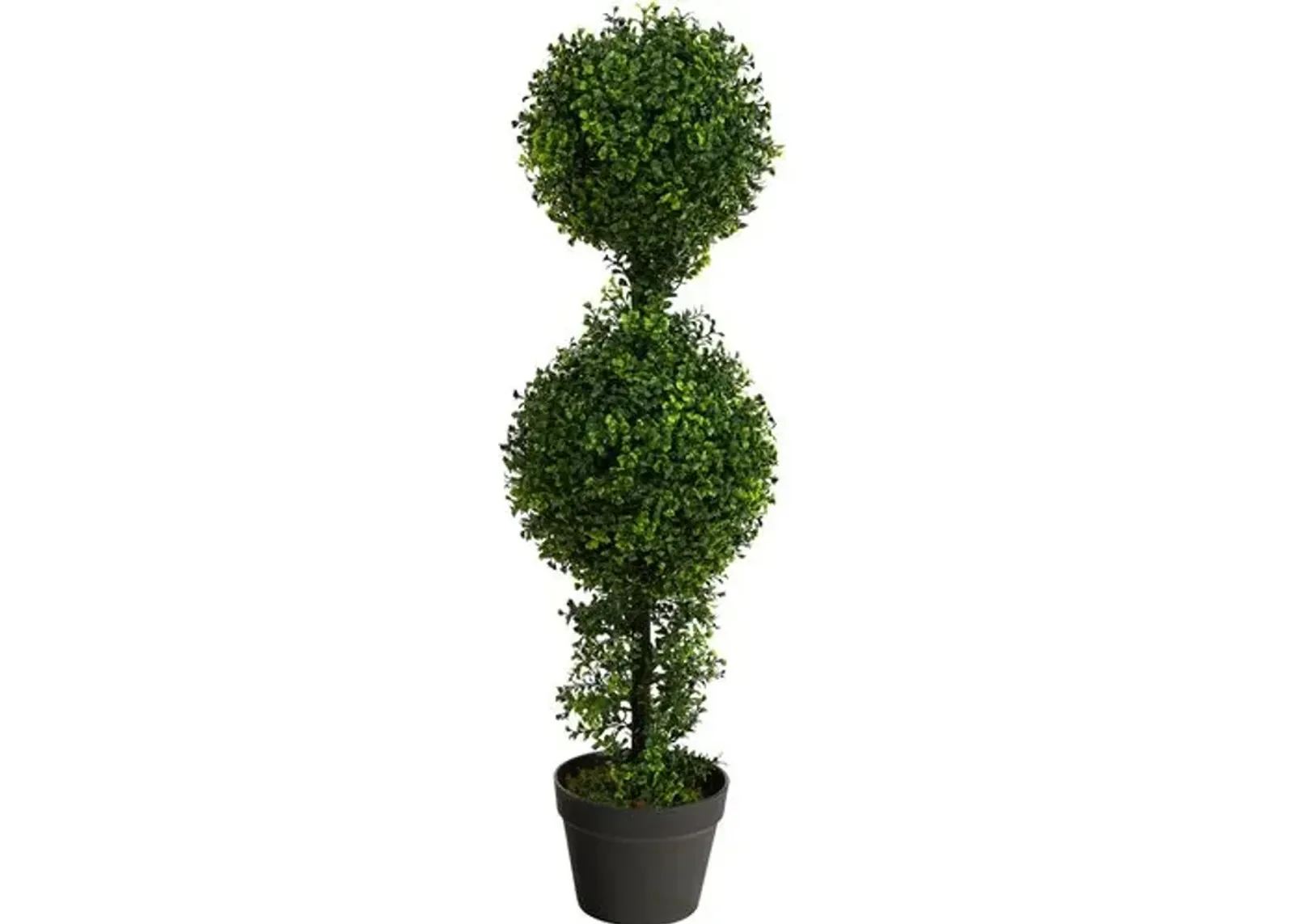 34" Faux Boxwood Tree - Green