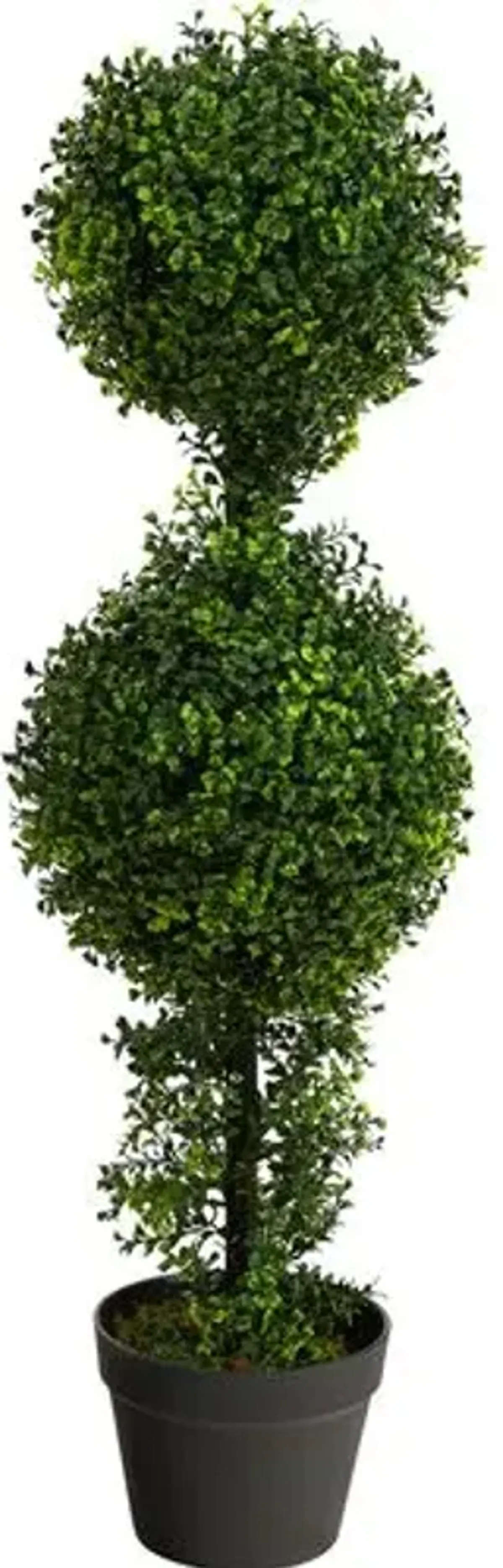 34" Faux Boxwood Tree - Green