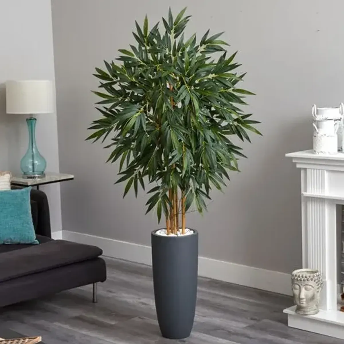 78" Faux Bamboo Tree - Green