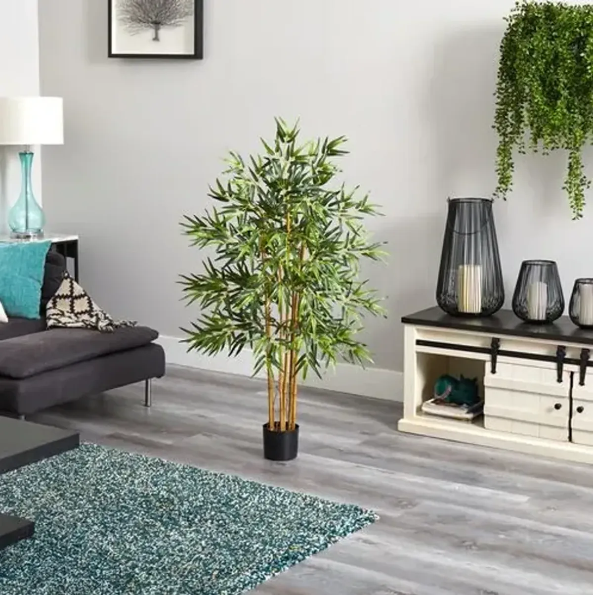 48" Faux Bamboo Tree - Green