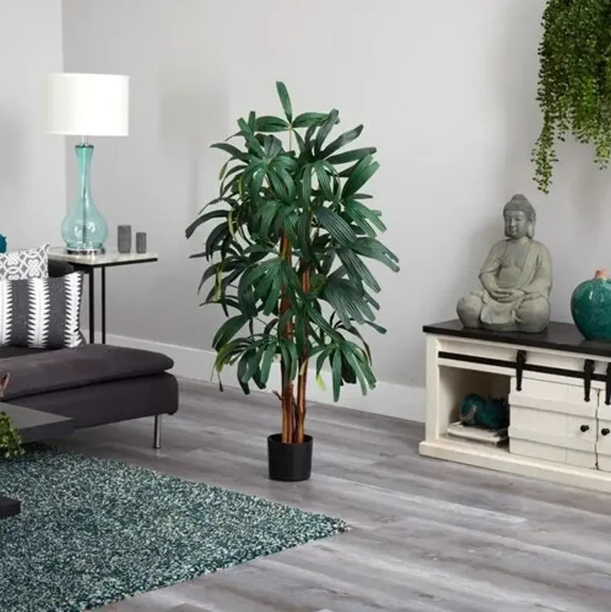 48" Raphis Palm Tree - Green