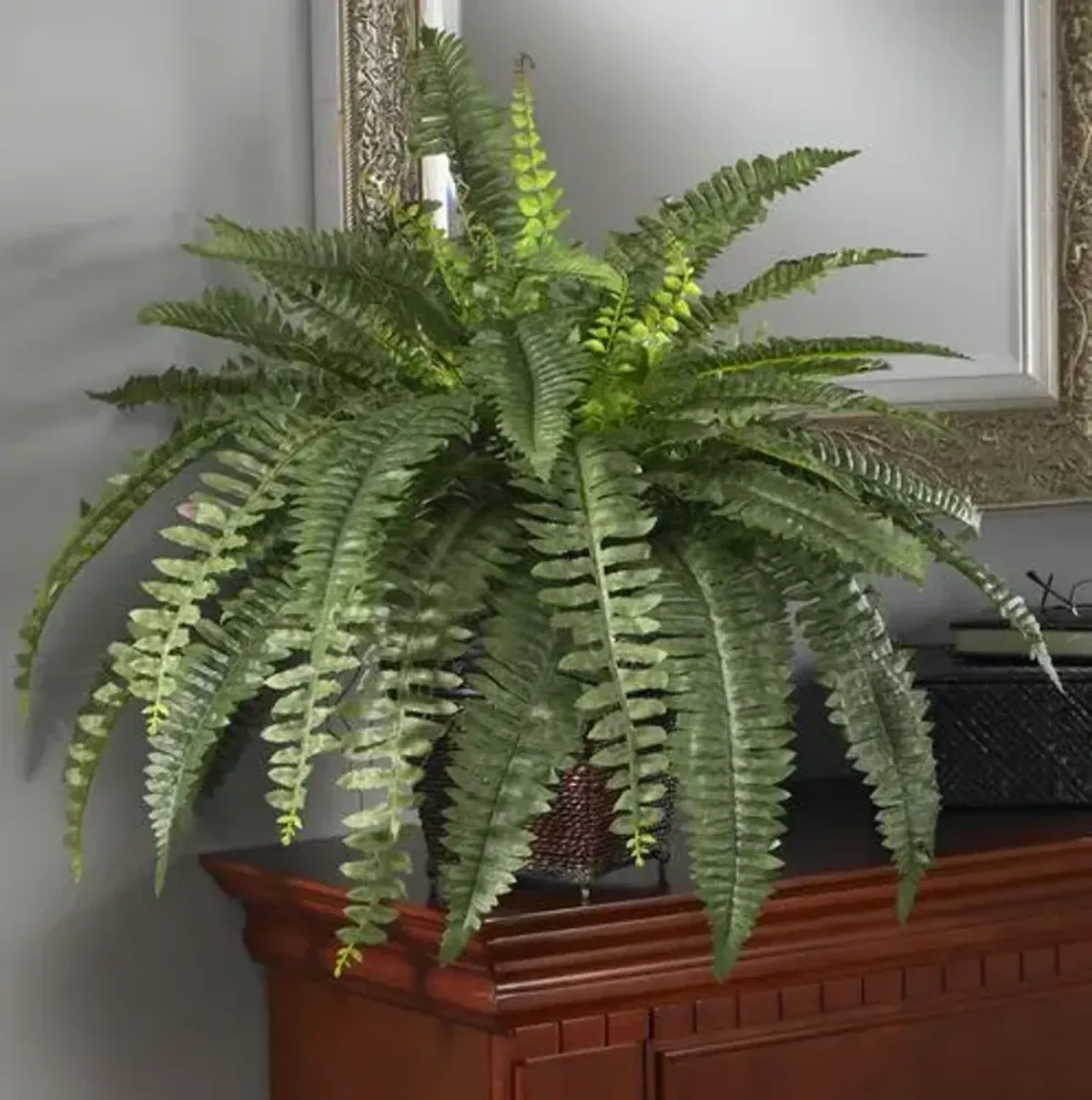 23" Faux Fern Plant - Green