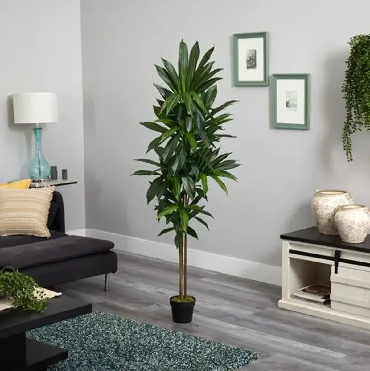 72" Faux Dracaena Plant - Green