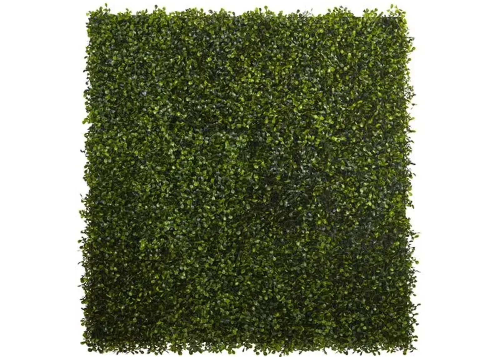 Faux Boxwood Wall Tile - Green