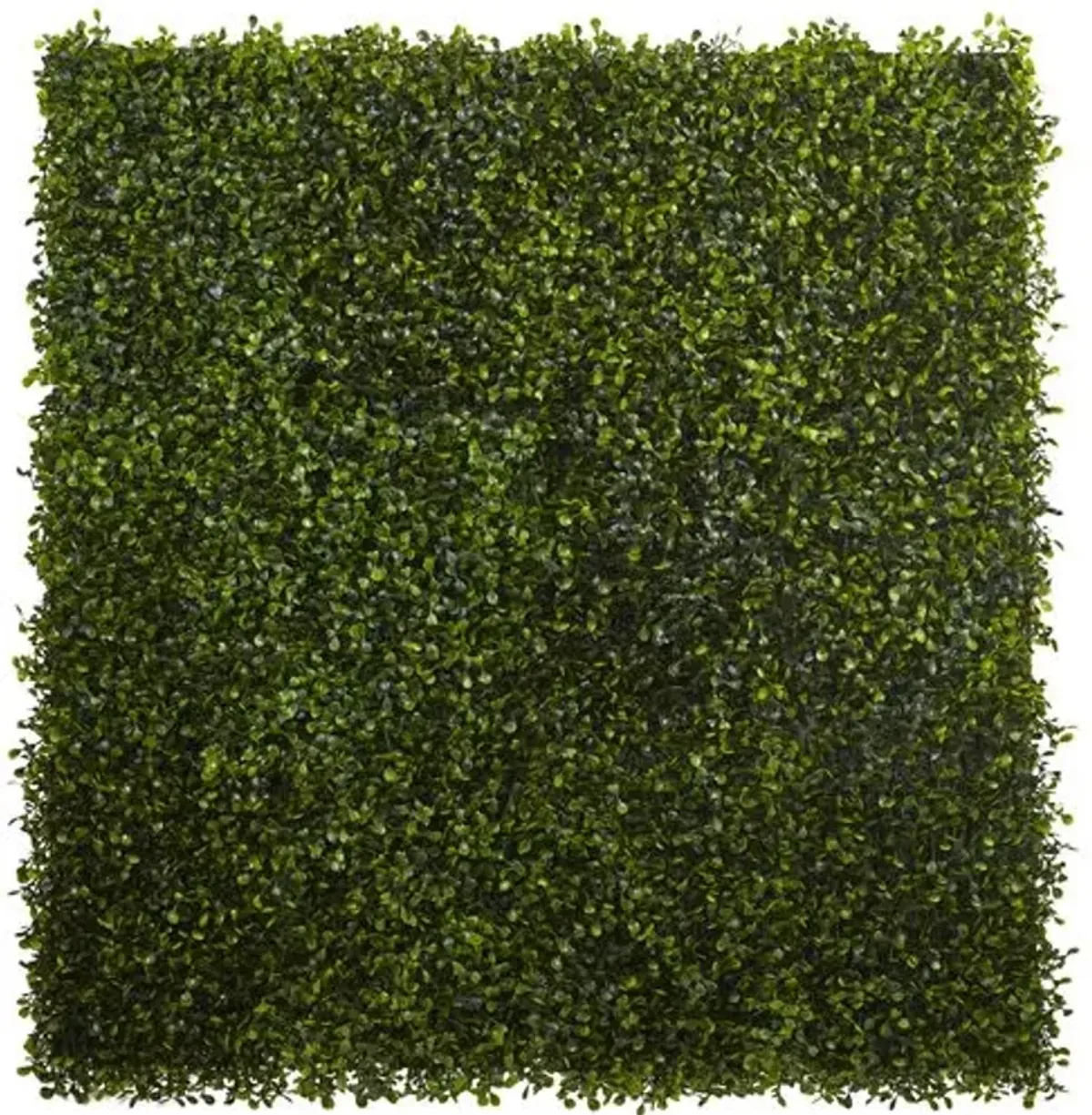 Faux Boxwood Wall Tile - Green