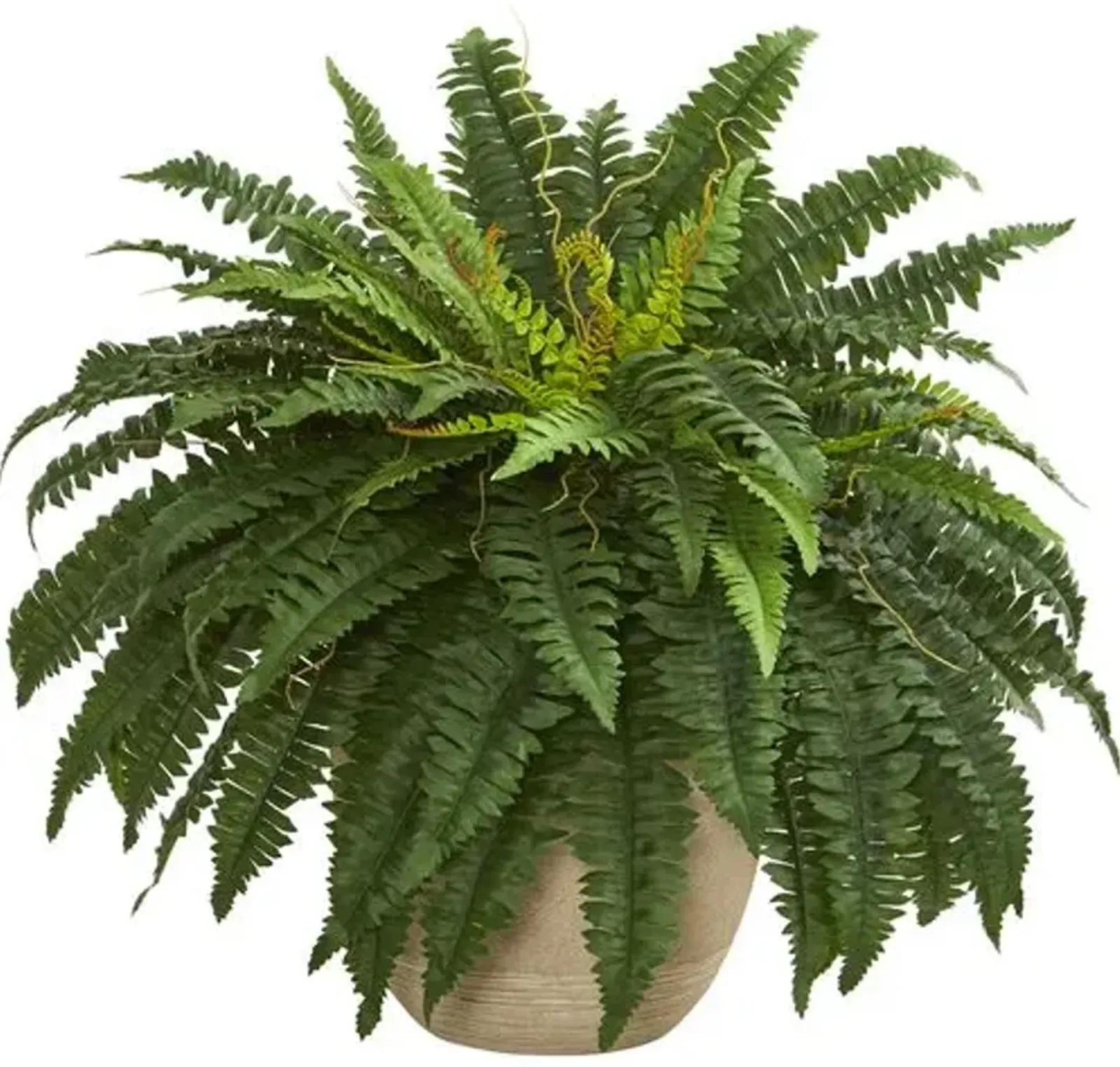 22" Faux Fern Plant - Green