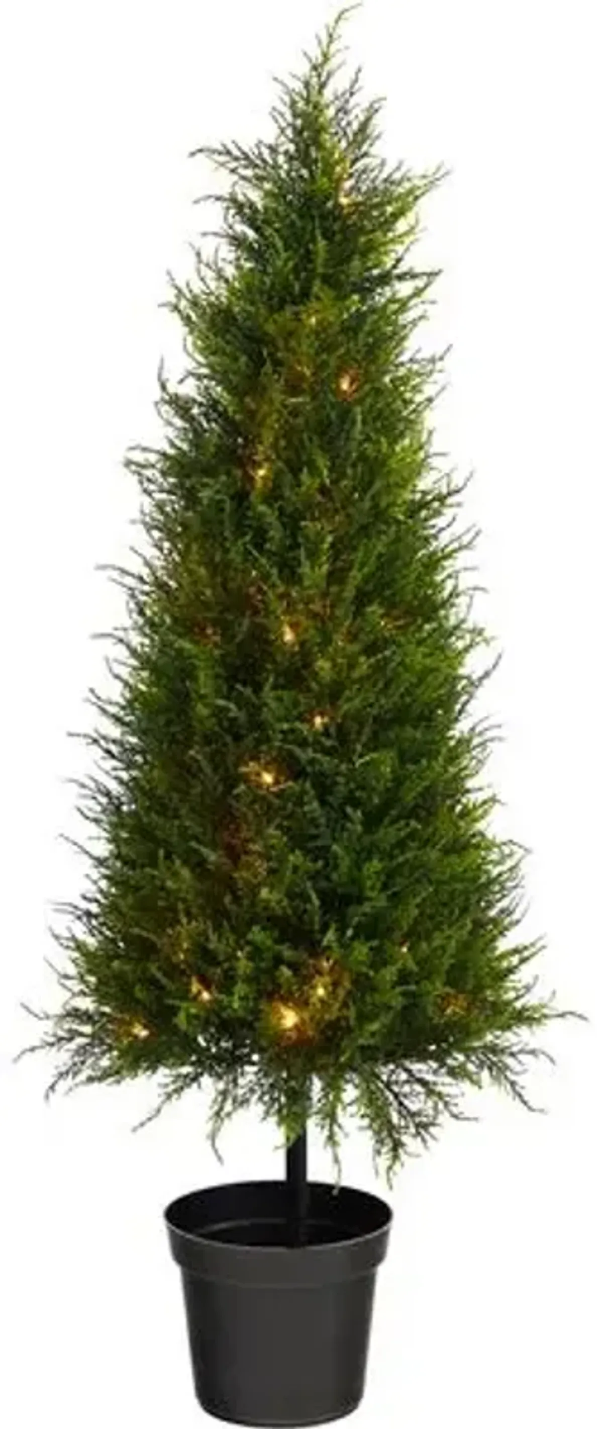 42" Faux Cypress Tree - Green