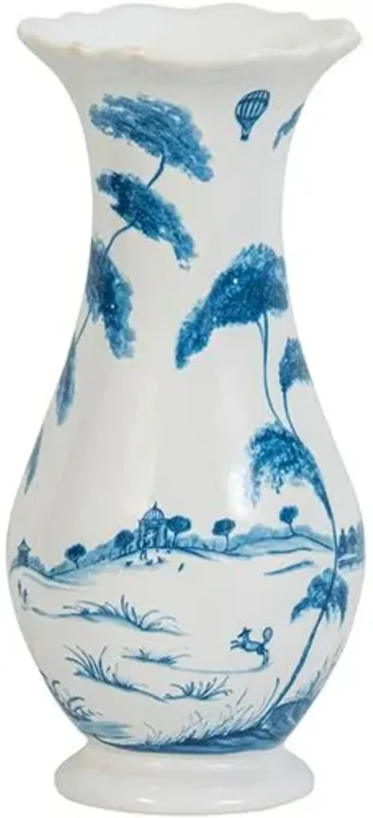 9" Country Estate Vase - Juliska - Blue