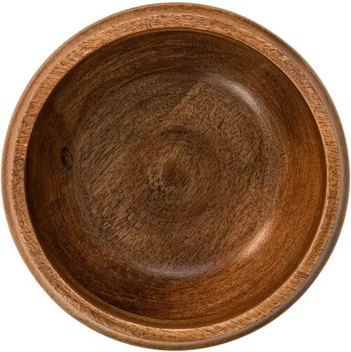 Bilbao Wood Serving Bowl - Juliska - Brown