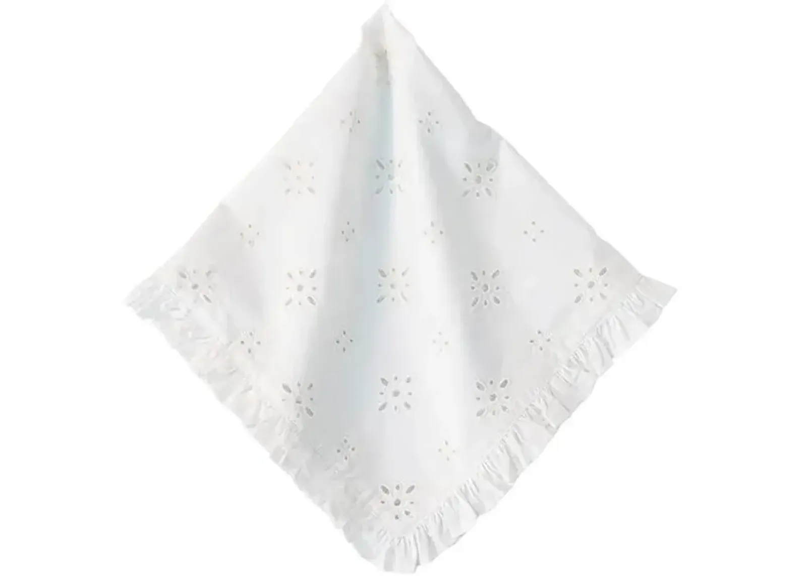 Eyelet Napkin -Juliska - White