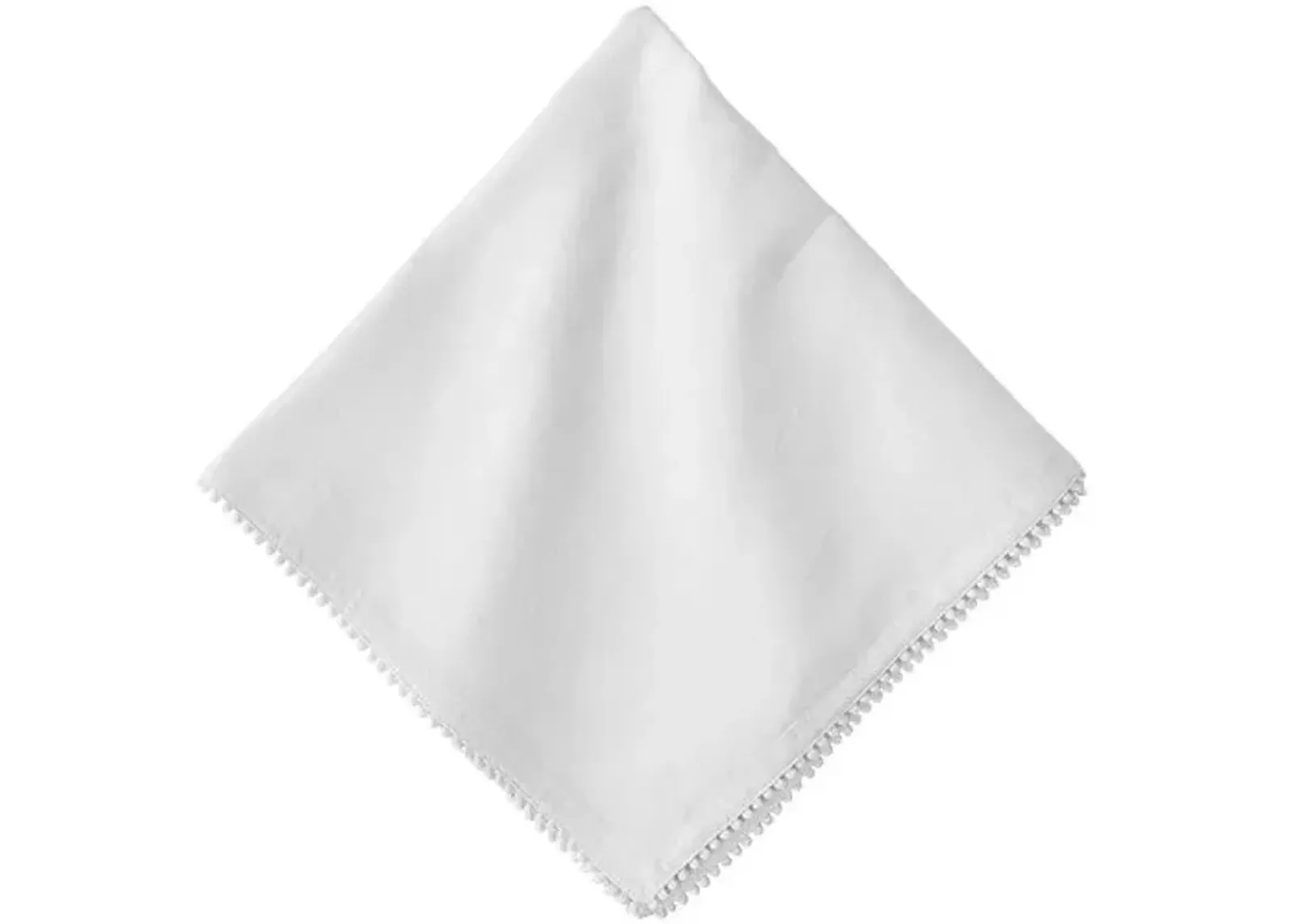 Berry Trim Napkin - Juliska - White