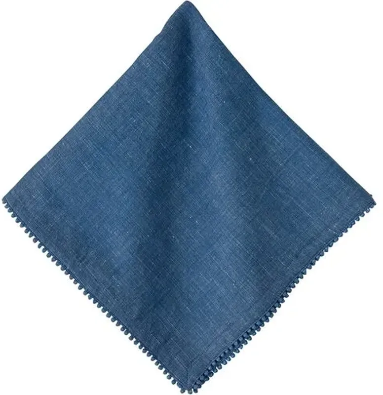 Berry Trim Napkin - Juliska - Blue