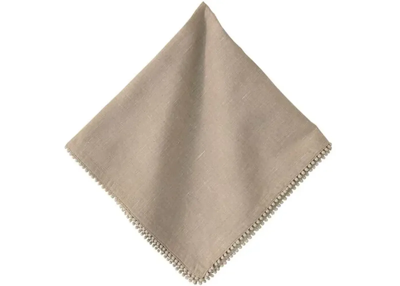 Berry Trim Napkin - Juliska - Brown