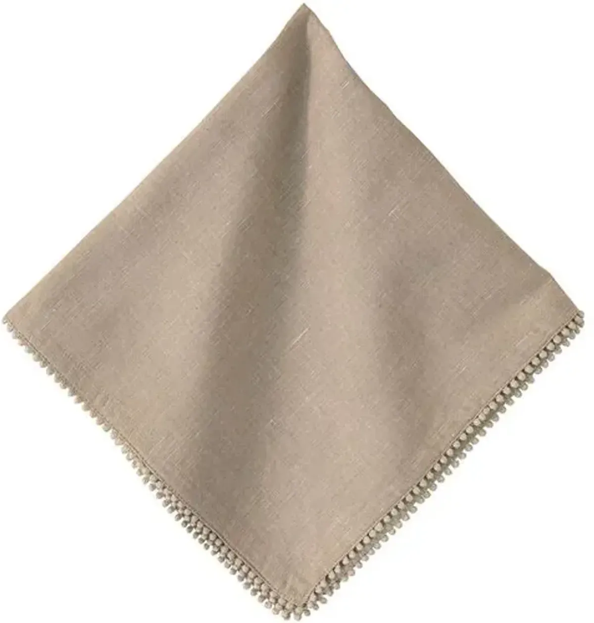 Berry Trim Napkin - Juliska - Brown