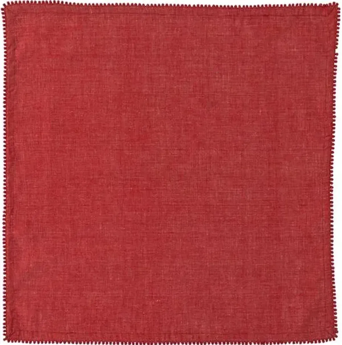 Berry Trim Napkin - Juliska - Red