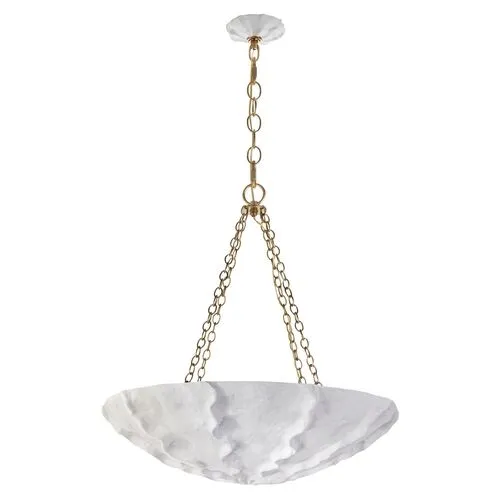 Visual Comfort - Benit Medium Sculpted Chandelier - White