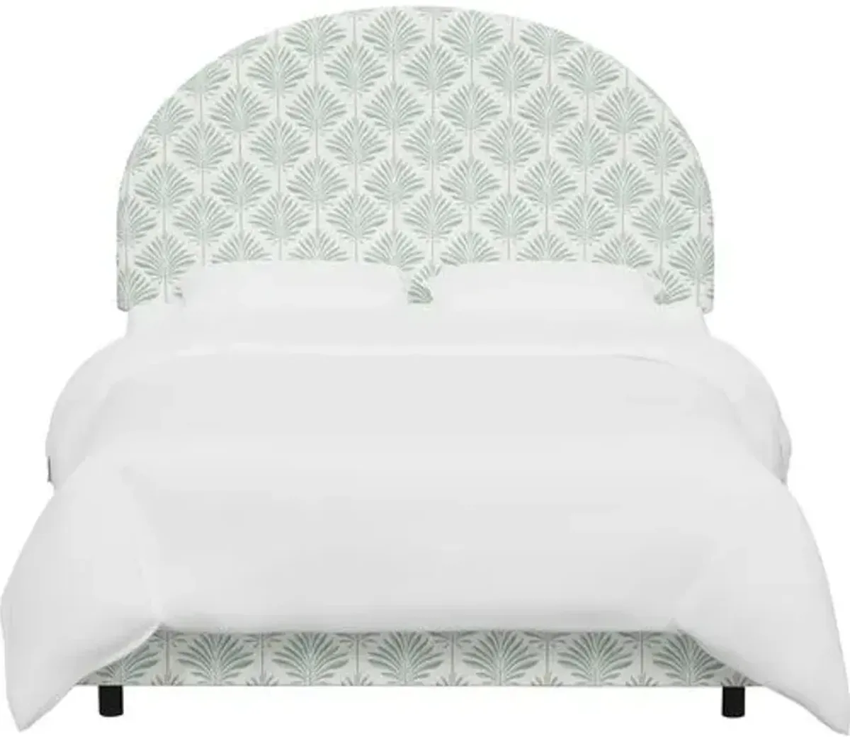 Miliana Arched Bed - Cerifera Palm - Green - Exclusive