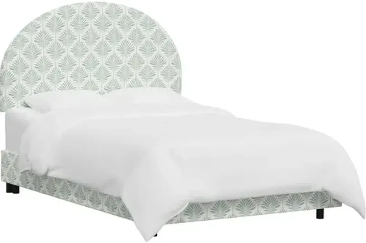 Miliana Arched Bed - Cerifera Palm - Green - Exclusive