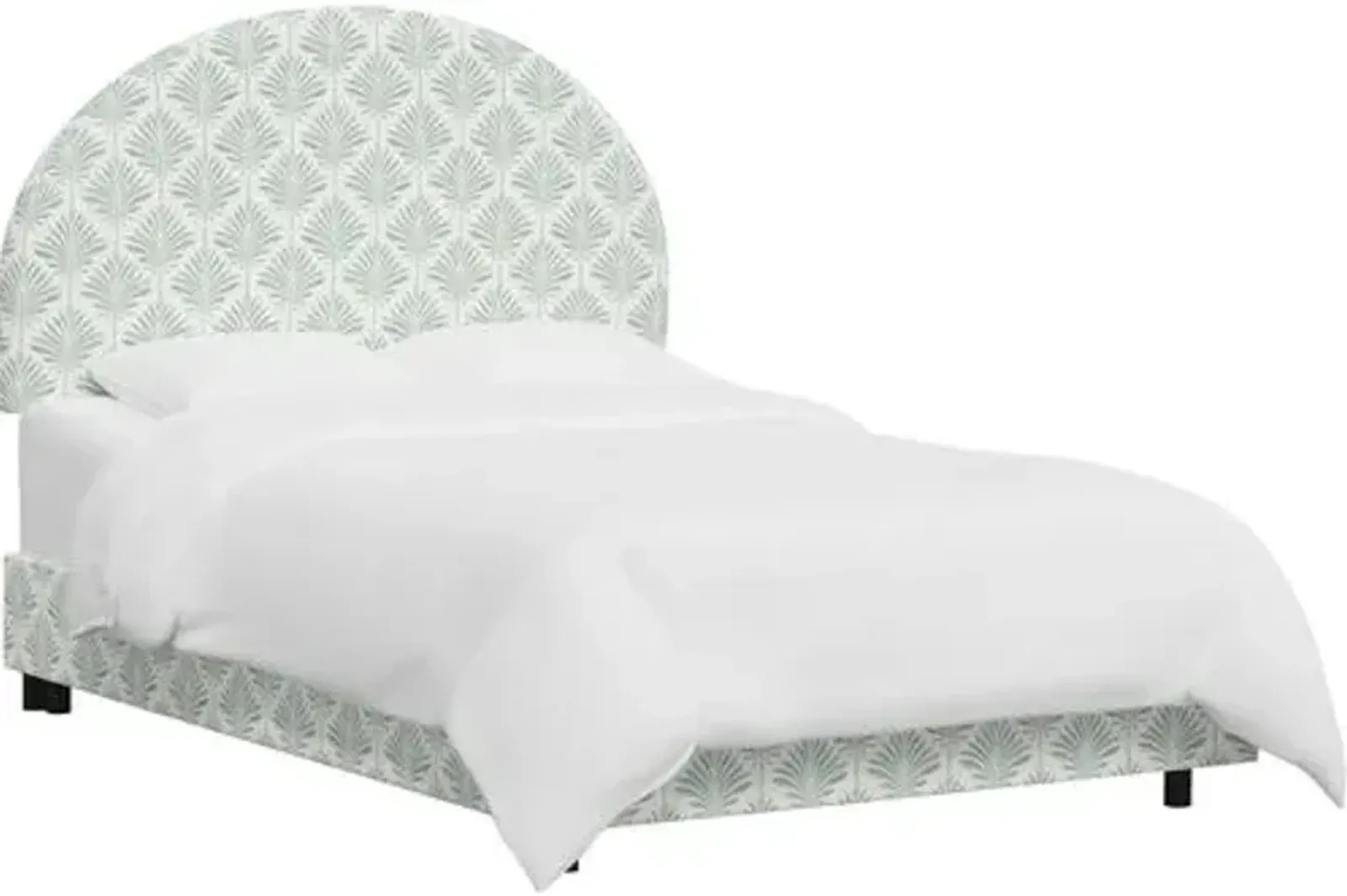 Miliana Arched Bed - Cerifera Palm - Green - Exclusive