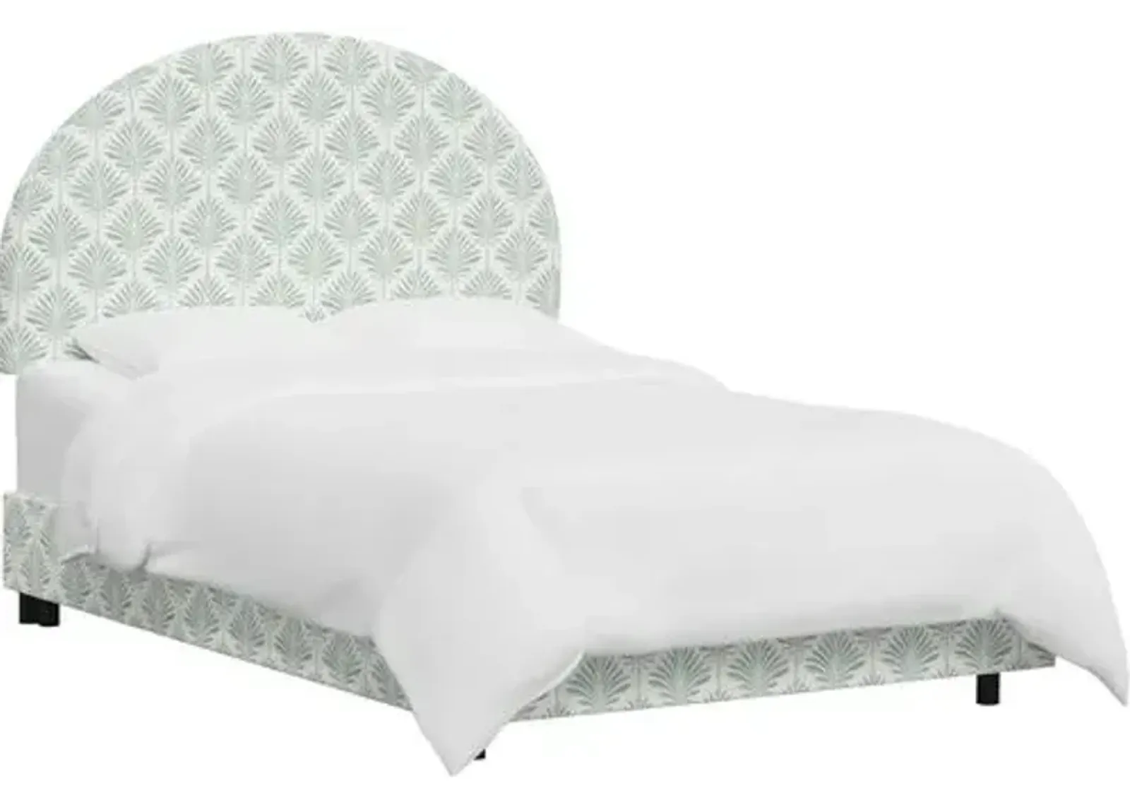 Miliana Arched Bed - Cerifera Palm - Green - Exclusive