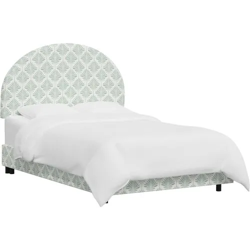 Miliana Arched Bed - Cerifera Palm - Green - Exclusive