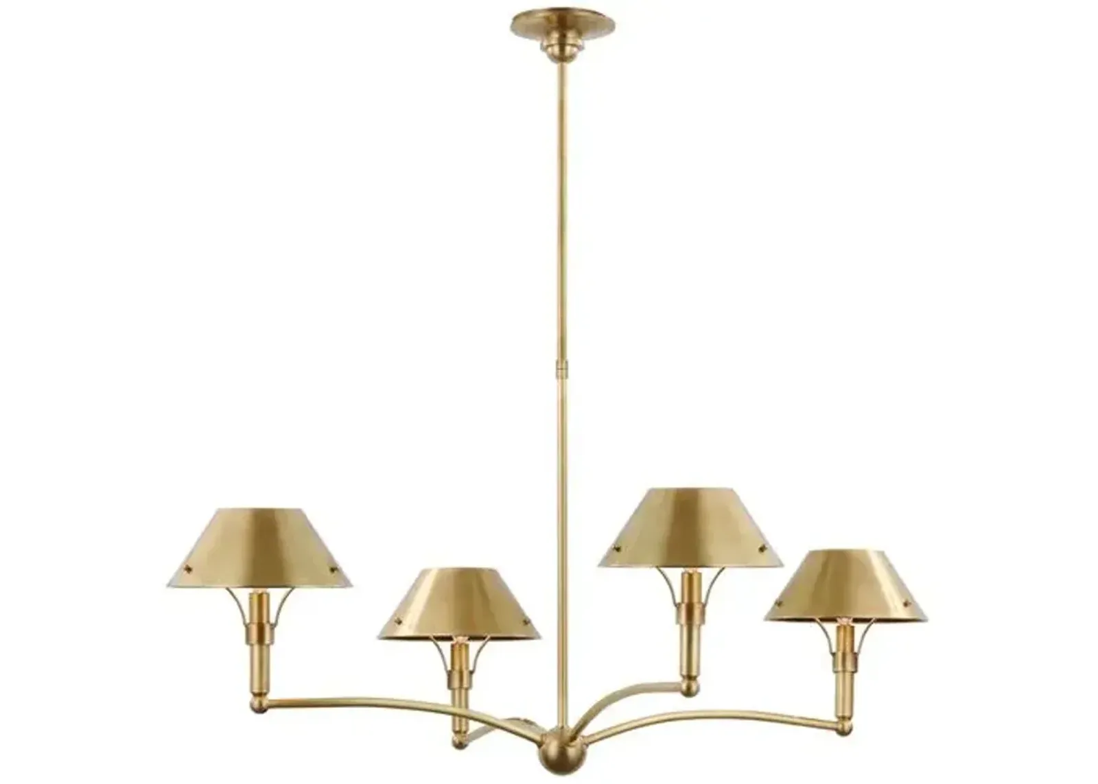 Visual Comfort - Turlington Large Chandelier - Gold