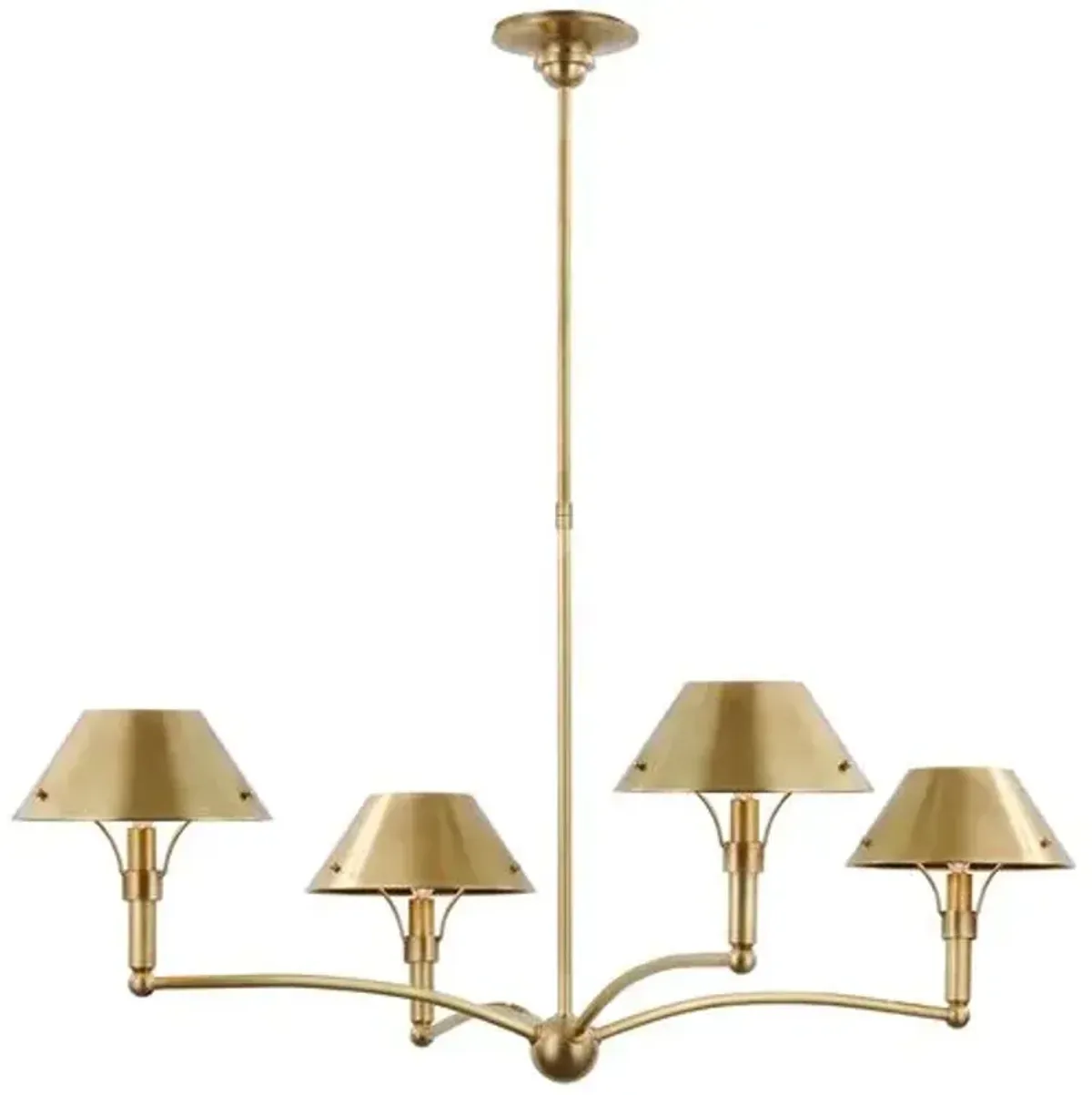 Visual Comfort - Turlington Large Chandelier - Gold