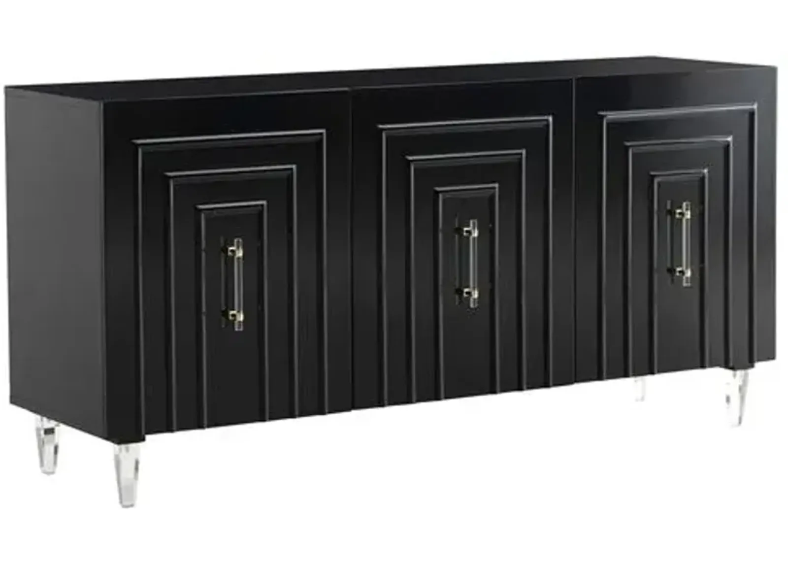 Frankie Lacquer Buffet/Sideboard - Black