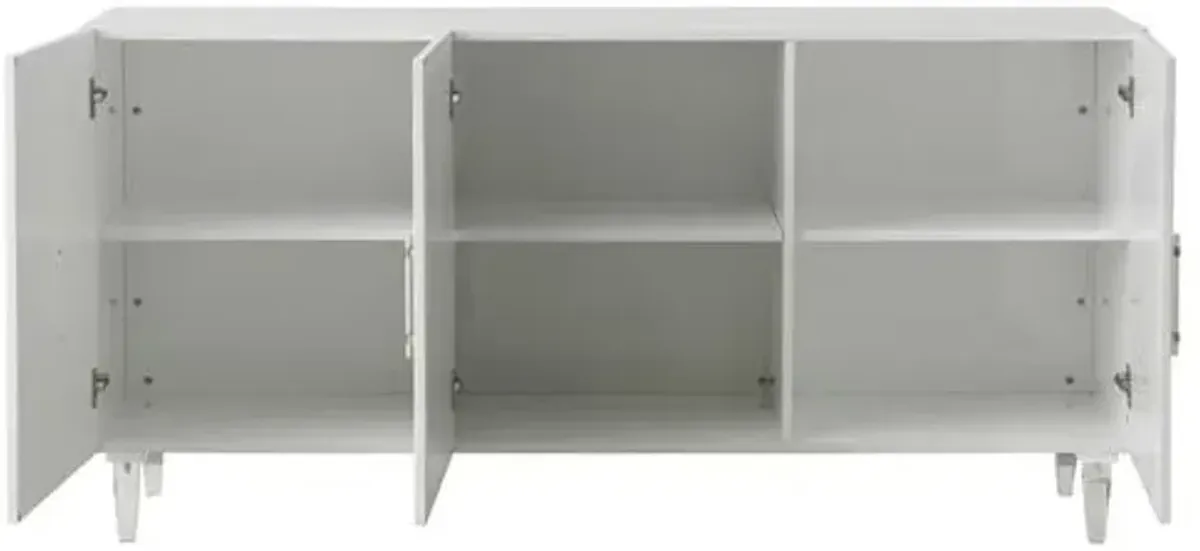 Frankie Lacquer Buffet/Sideboard - White