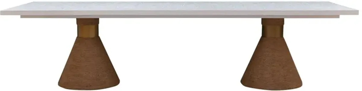 Henrik Rope Rectangular Dining Table - Natural - Handcrafted