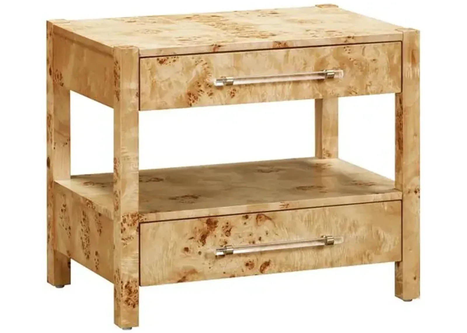 Madison Burl Nightstand - Handcrafted