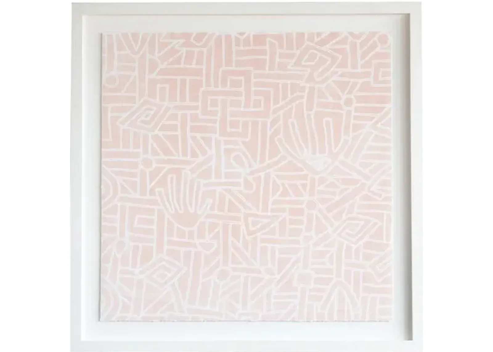 Kuba Pattern - Dawn Wolfe Design - Pink