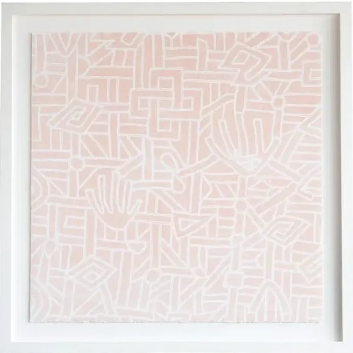 Kuba Pattern - Dawn Wolfe Design - Pink