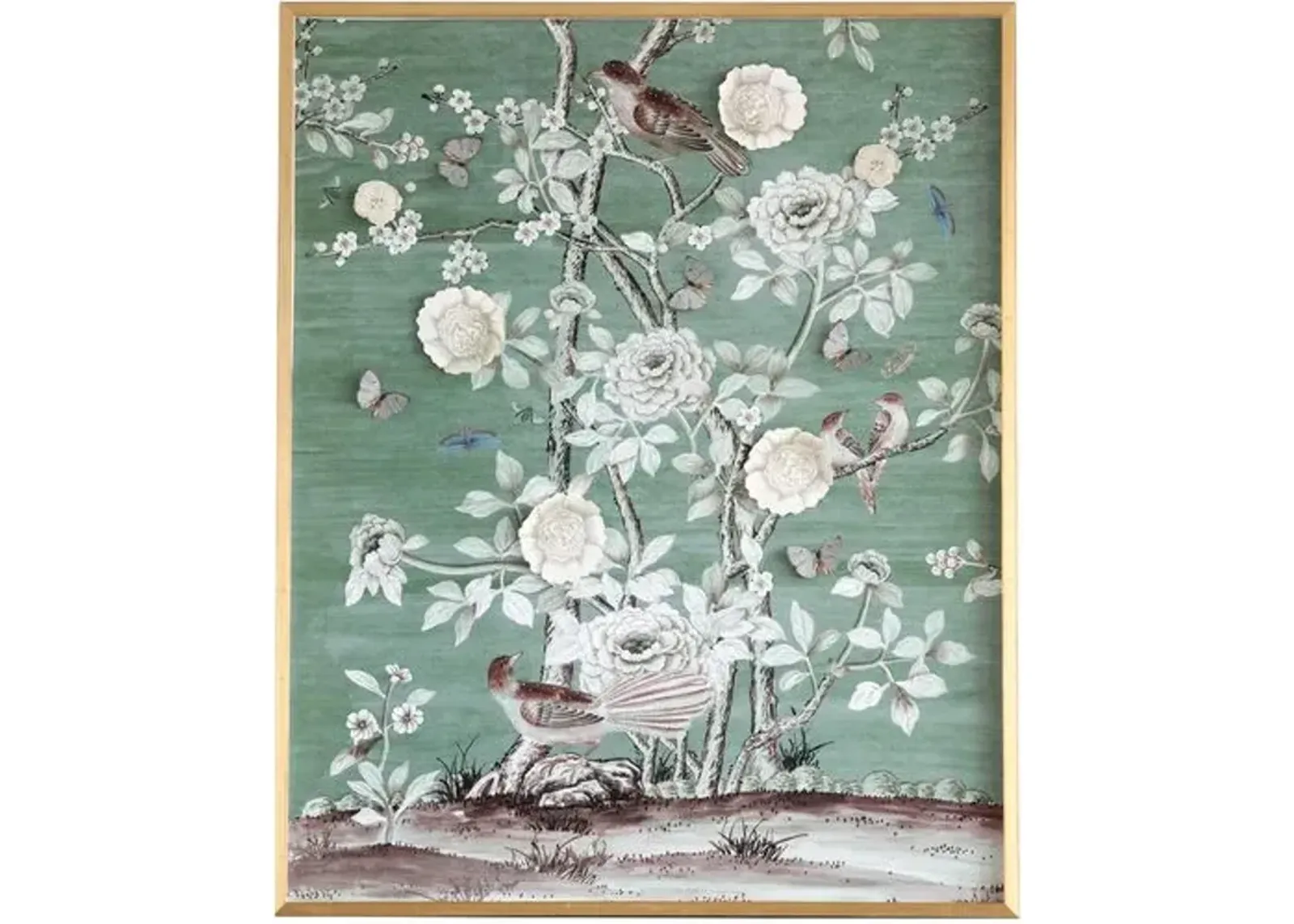 Starling Chinoiserie - Dawn Wolfe Design - Blue