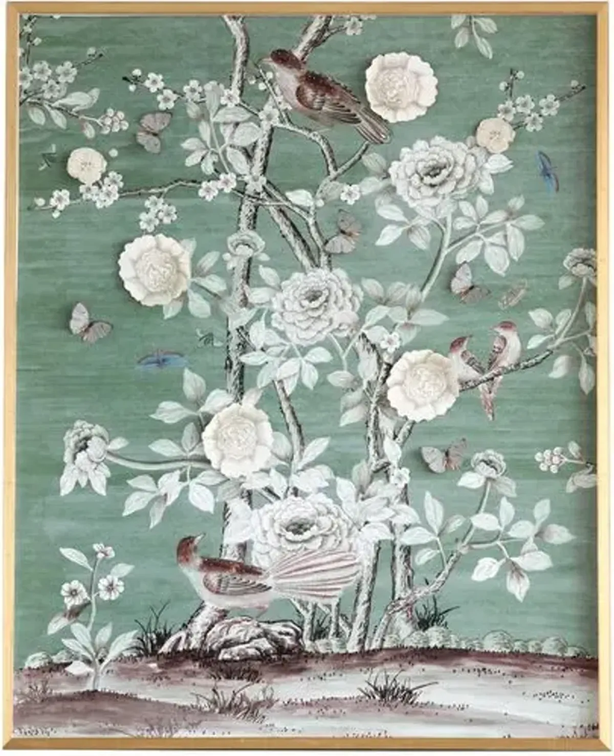 Starling Chinoiserie - Dawn Wolfe Design - Blue