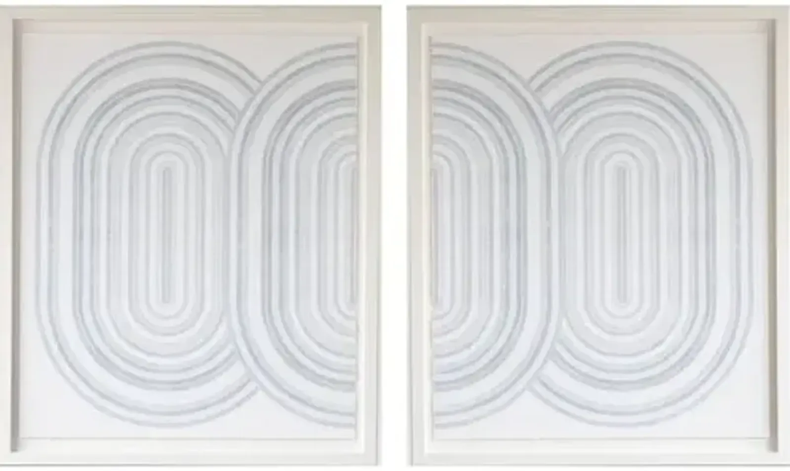 Deco Diptych - Dawn Wolfe Design - Blue