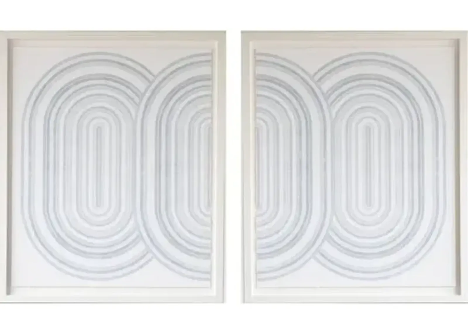 Deco Diptych - Dawn Wolfe Design - Blue