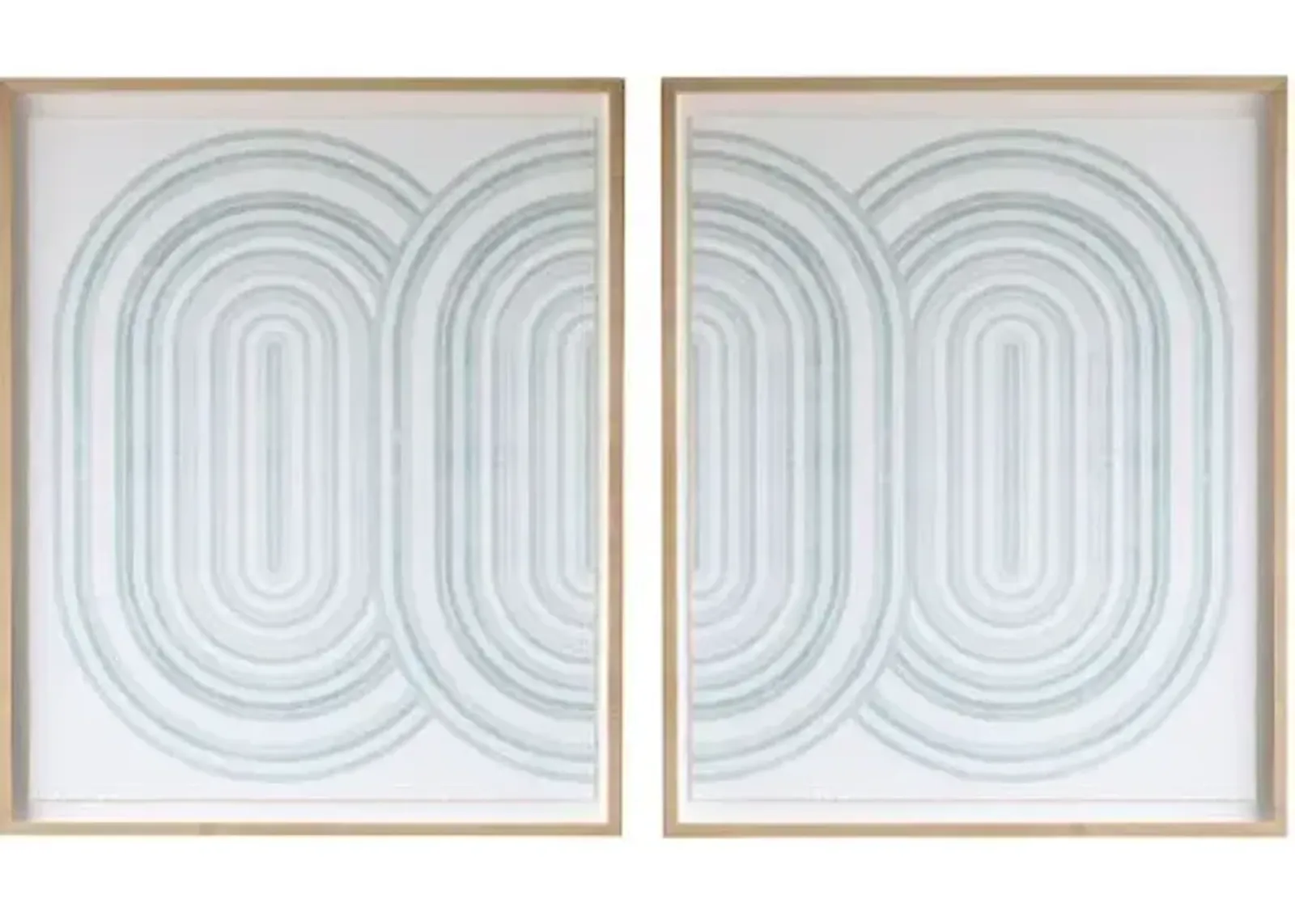 Deco Diptych - Dawn Wolfe Design - Green