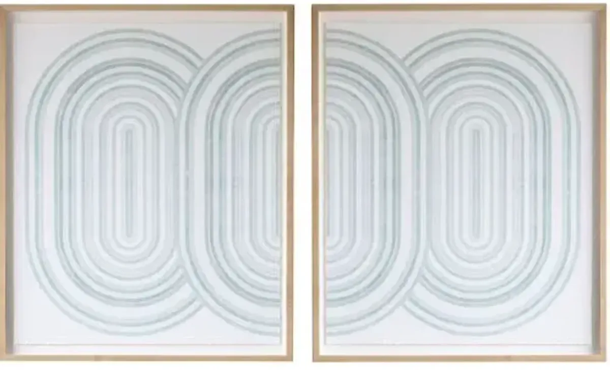 Deco Diptych - Dawn Wolfe Design - Green