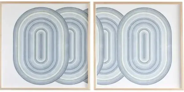 Deco Diptych - Dawn Wolfe Design - Green