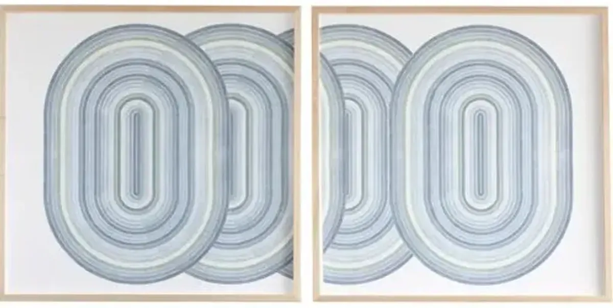 Deco Diptych - Dawn Wolfe Design - Green