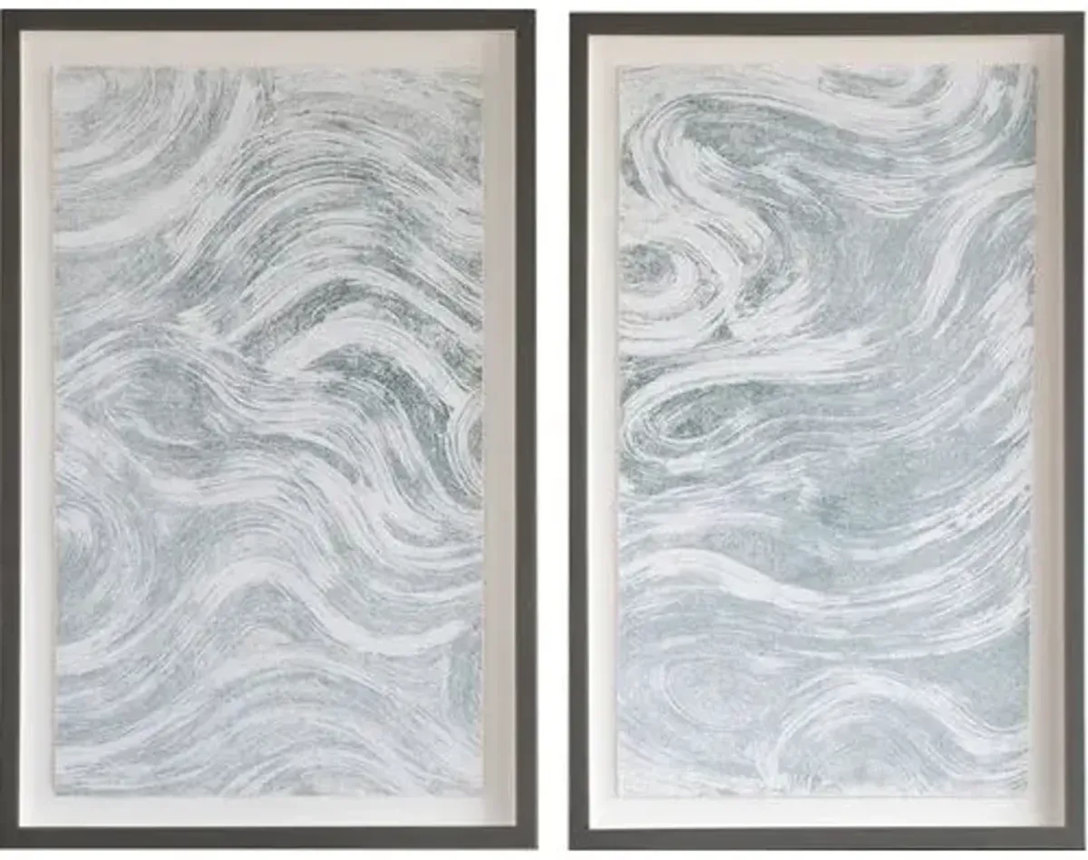 Waves Diptych - Dawn Wolfe Design