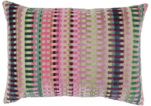 Elliott 14x20 Velvet Lumbar Pillow - Plum - The Piper Collection