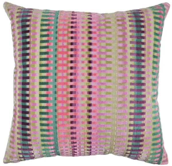 Elliott 22x22 Velvet Pillow - Plum - The Piper Collection