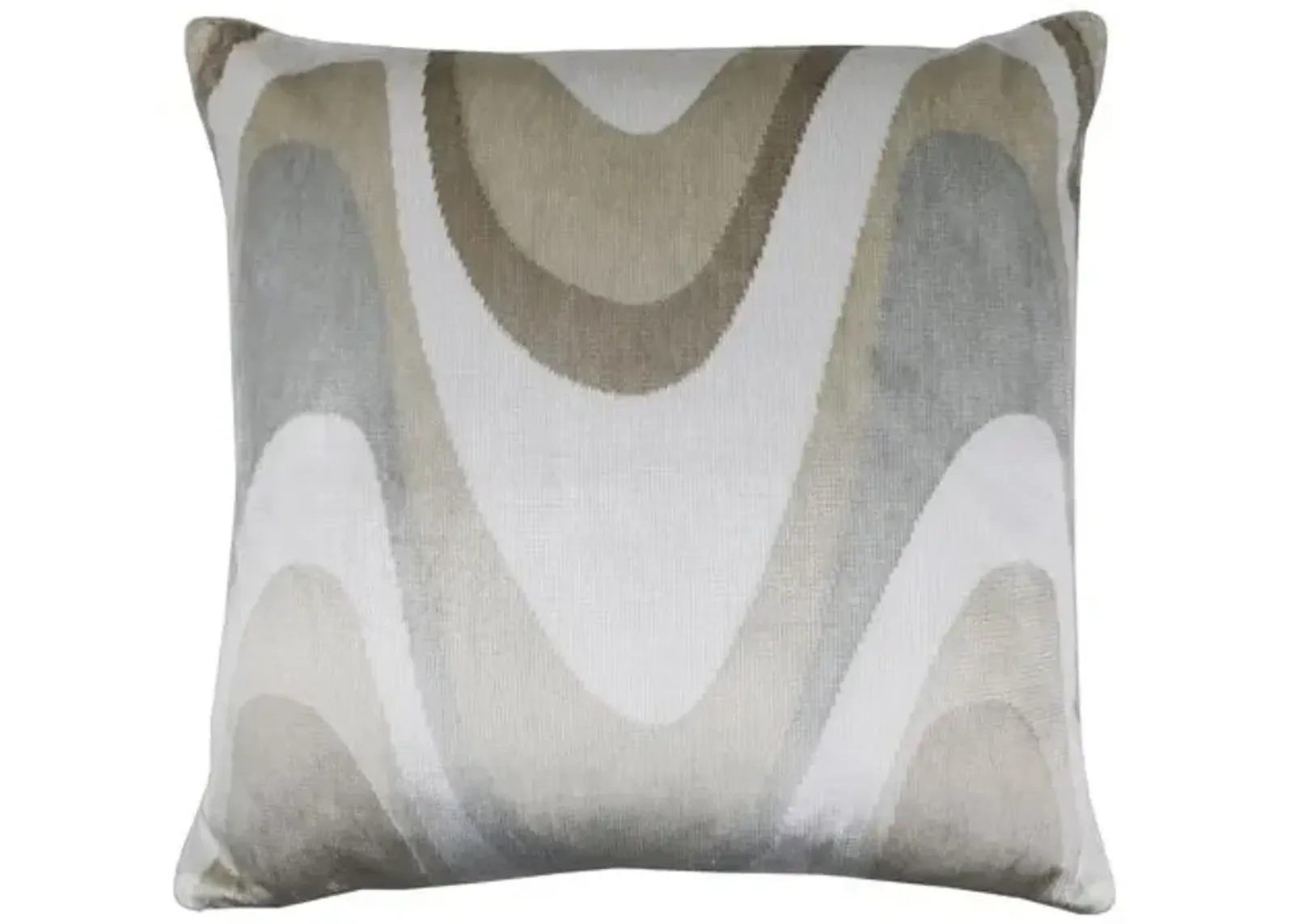 Harlow 22x22 Velvet Pillow - Serene - The Piper Collection