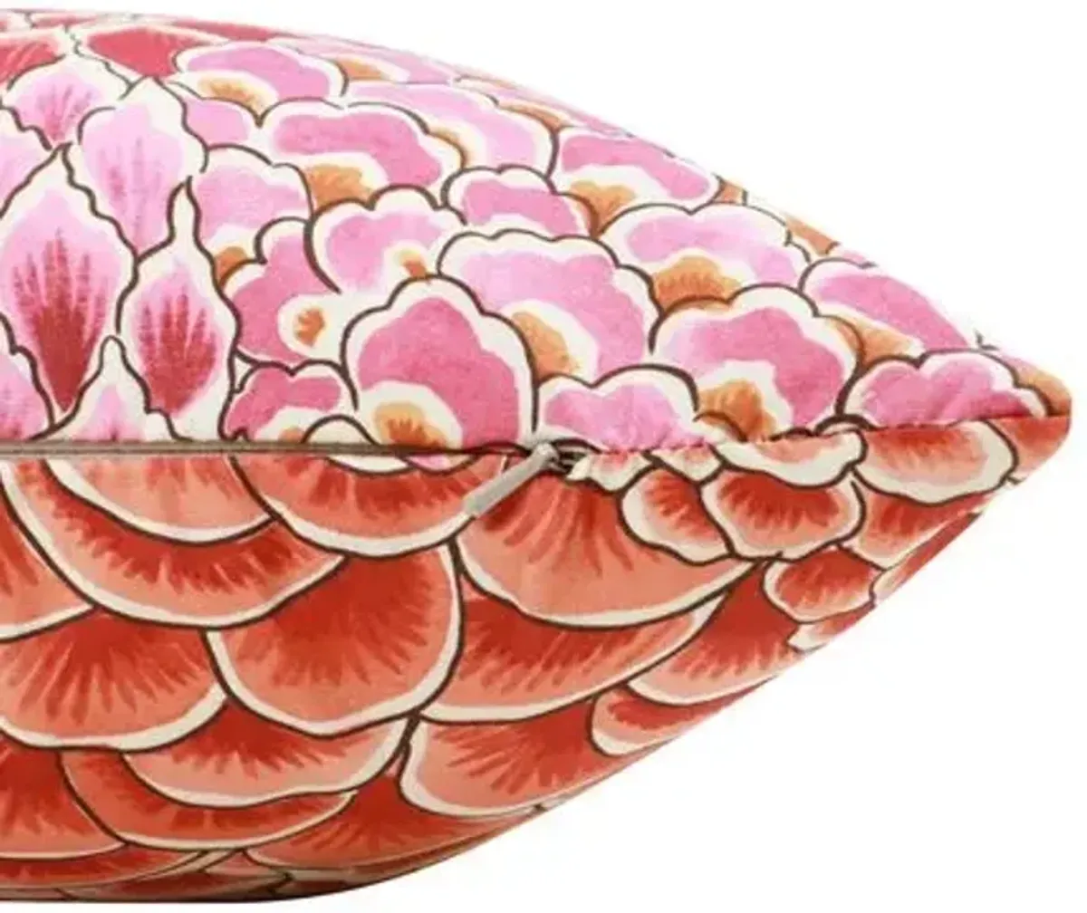 Layla 16x24 Lumbar Pillow - Pink - The Piper Collection