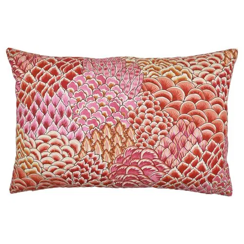 Layla 16x24 Lumbar Pillow - Pink - The Piper Collection